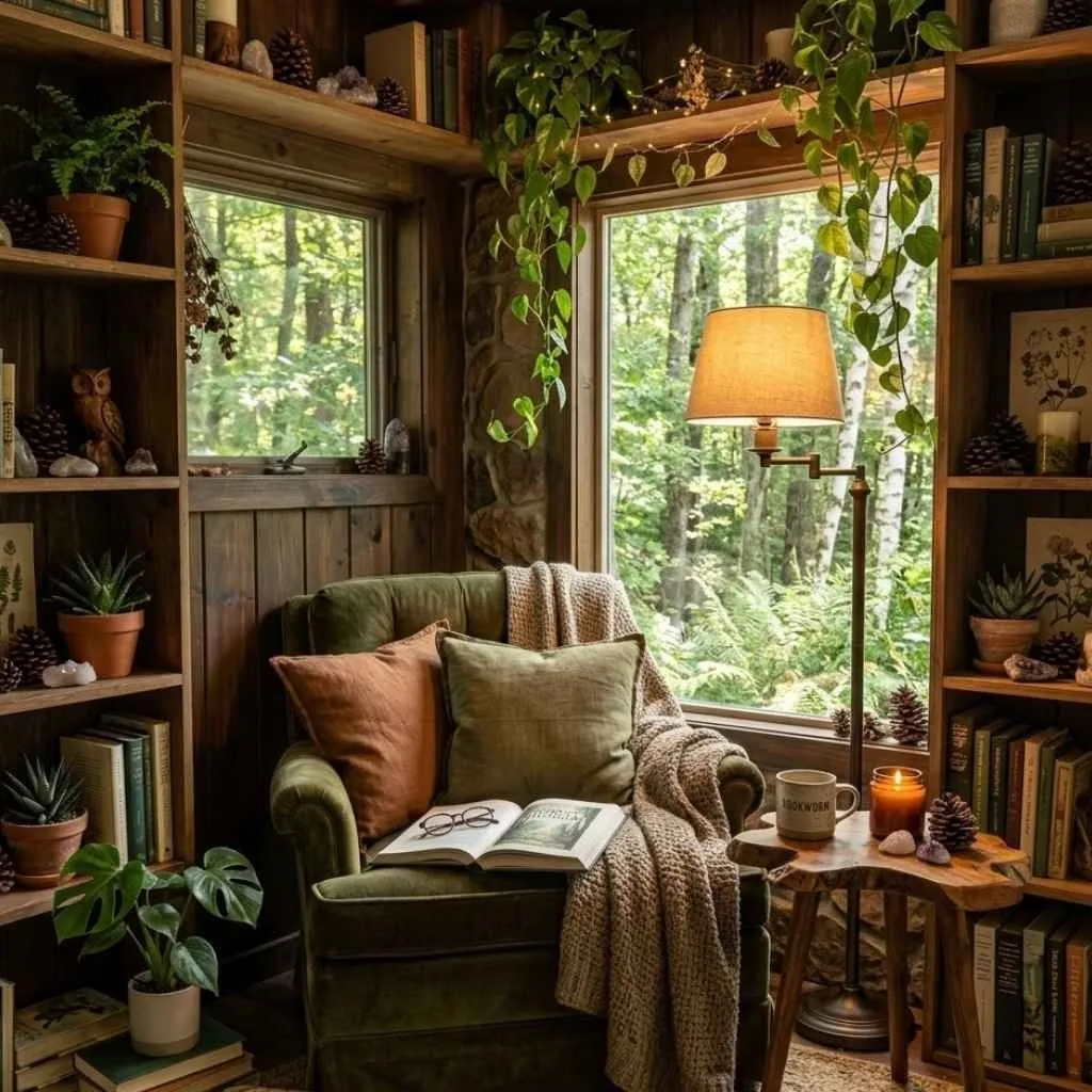 Create a Forest Reading Nook in the Corner