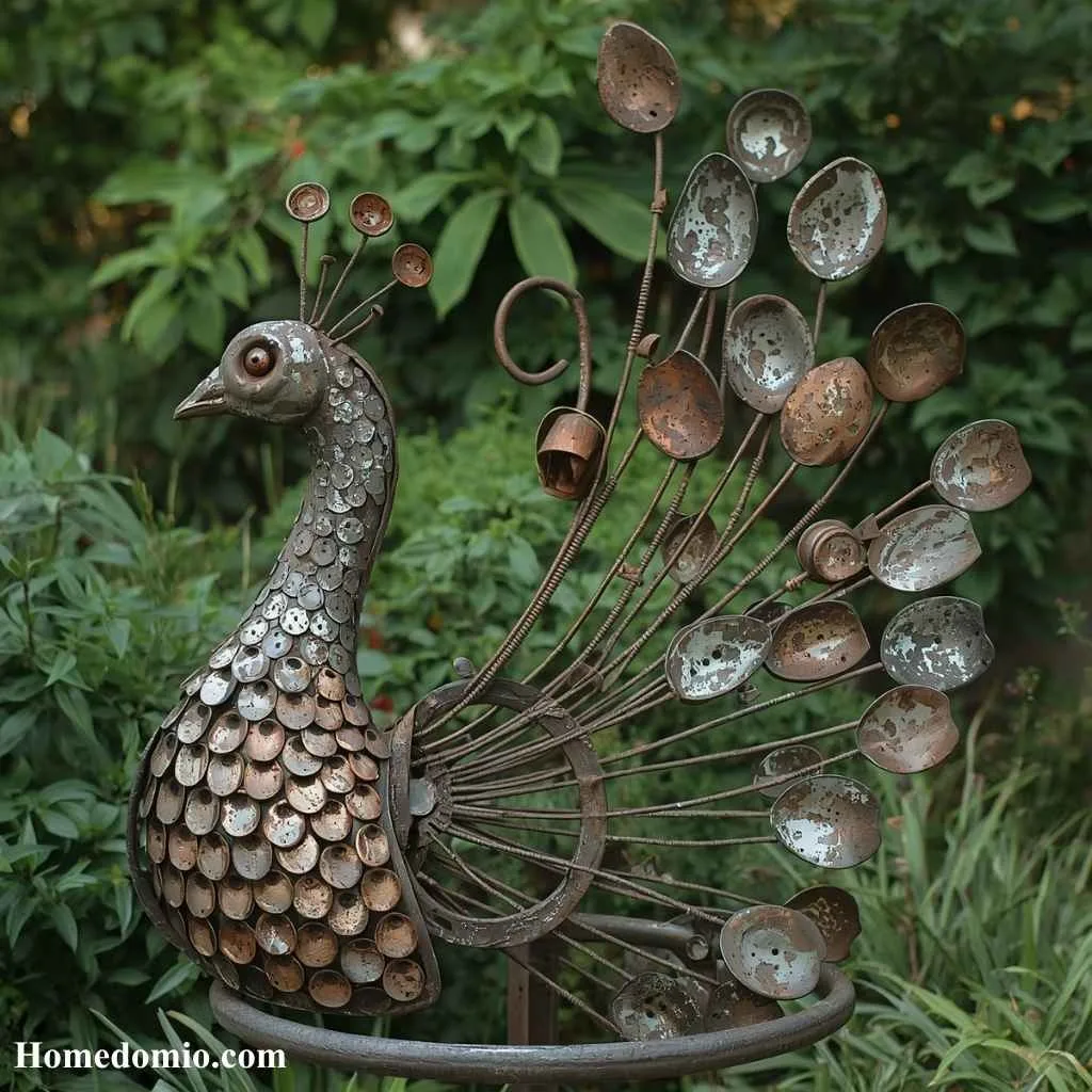 Upcycled Metal Sculpture