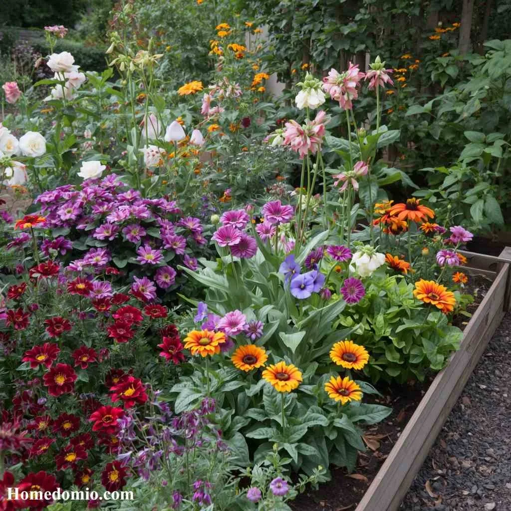 12 Flower Garden Ideas to Fill Your Space 12 Seasonal Succession Planting Bed
