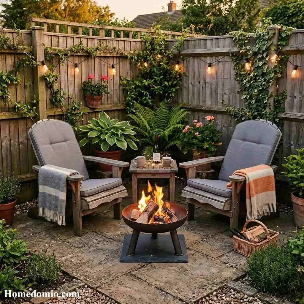 Compact Fire Pit Corner