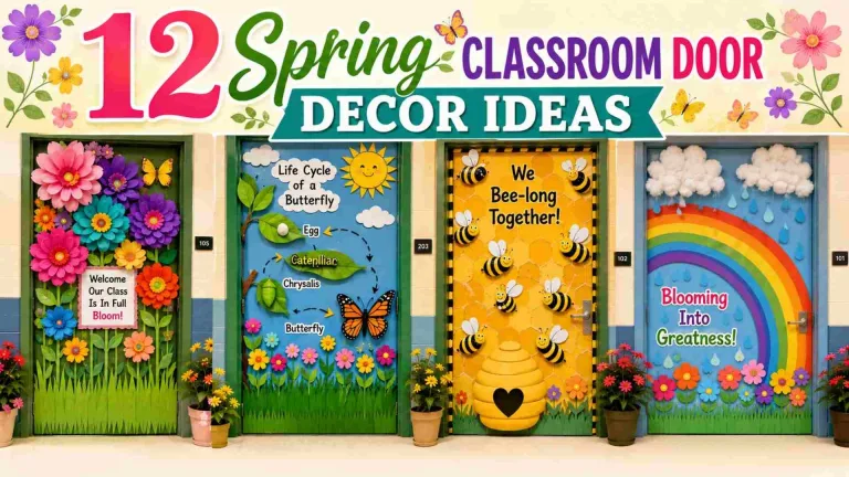 12 Spring Classroom Door Decor Ideas Teachers Will Love 9 Spring Classroom Door Decor Ideas