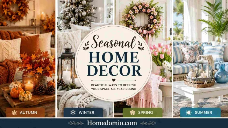 12 Seasonal Home Decor Ideas to Refresh Every Room 7 Seasonal Home Decor