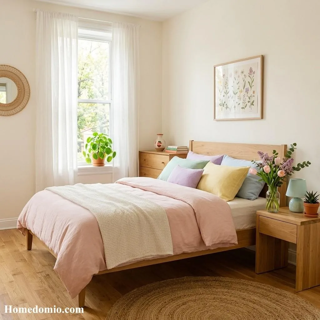 Spring Pastel Bedroom Refresh