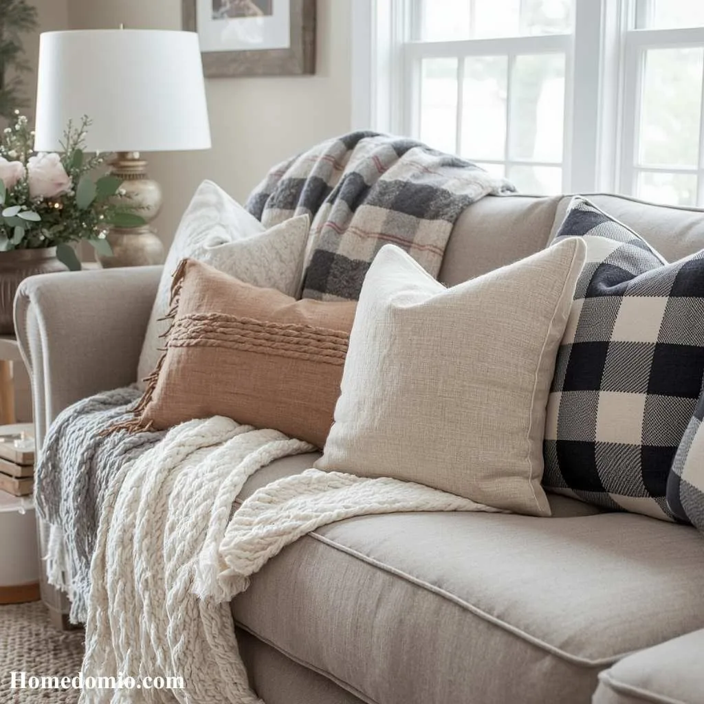  Winter Cozy Throw and Pillow Refresh