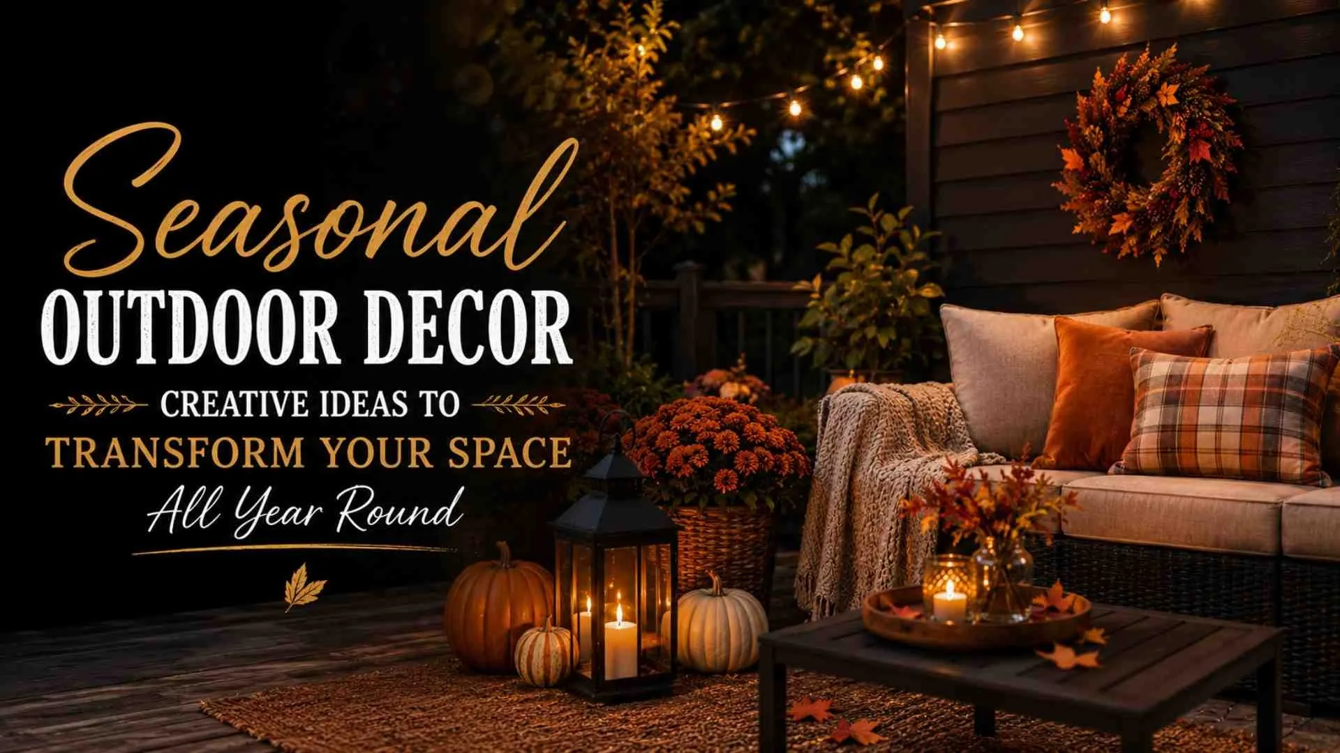 Seasonal Outdoor Decor