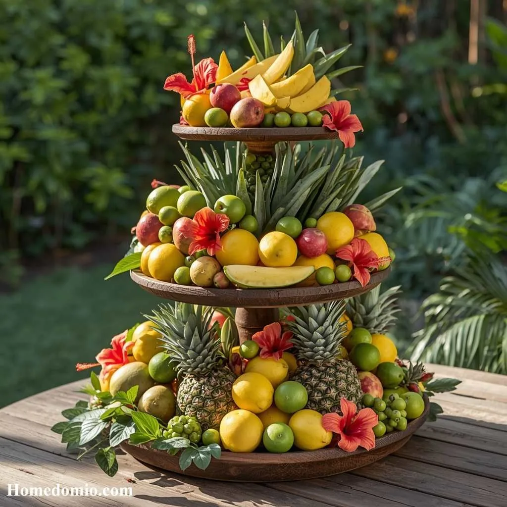 Tropical Summer Fruit Centerpiece