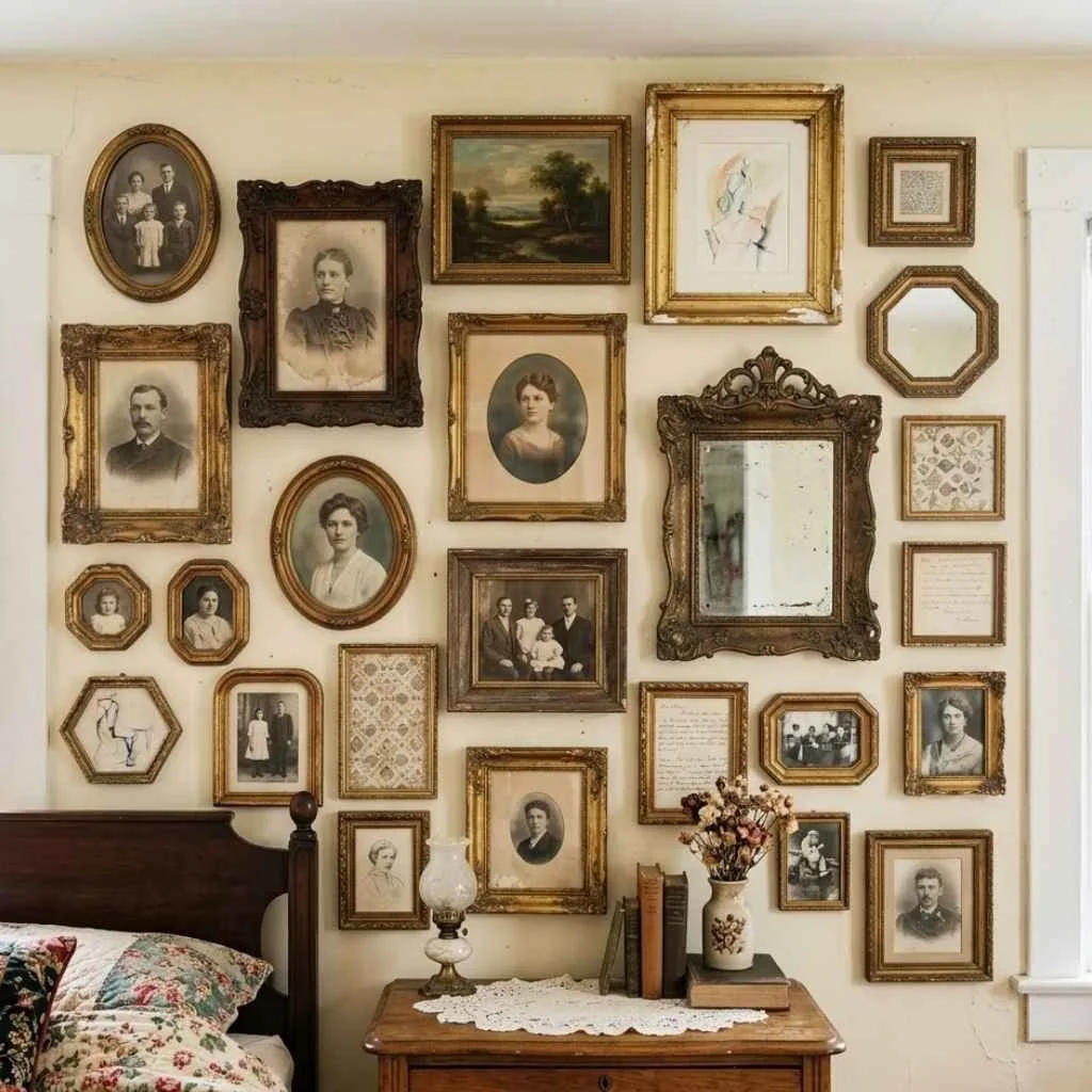 Vintage and Antique Frame Collage