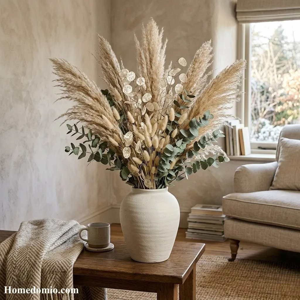 Dried Botanical and Pampas Grass Arrangements