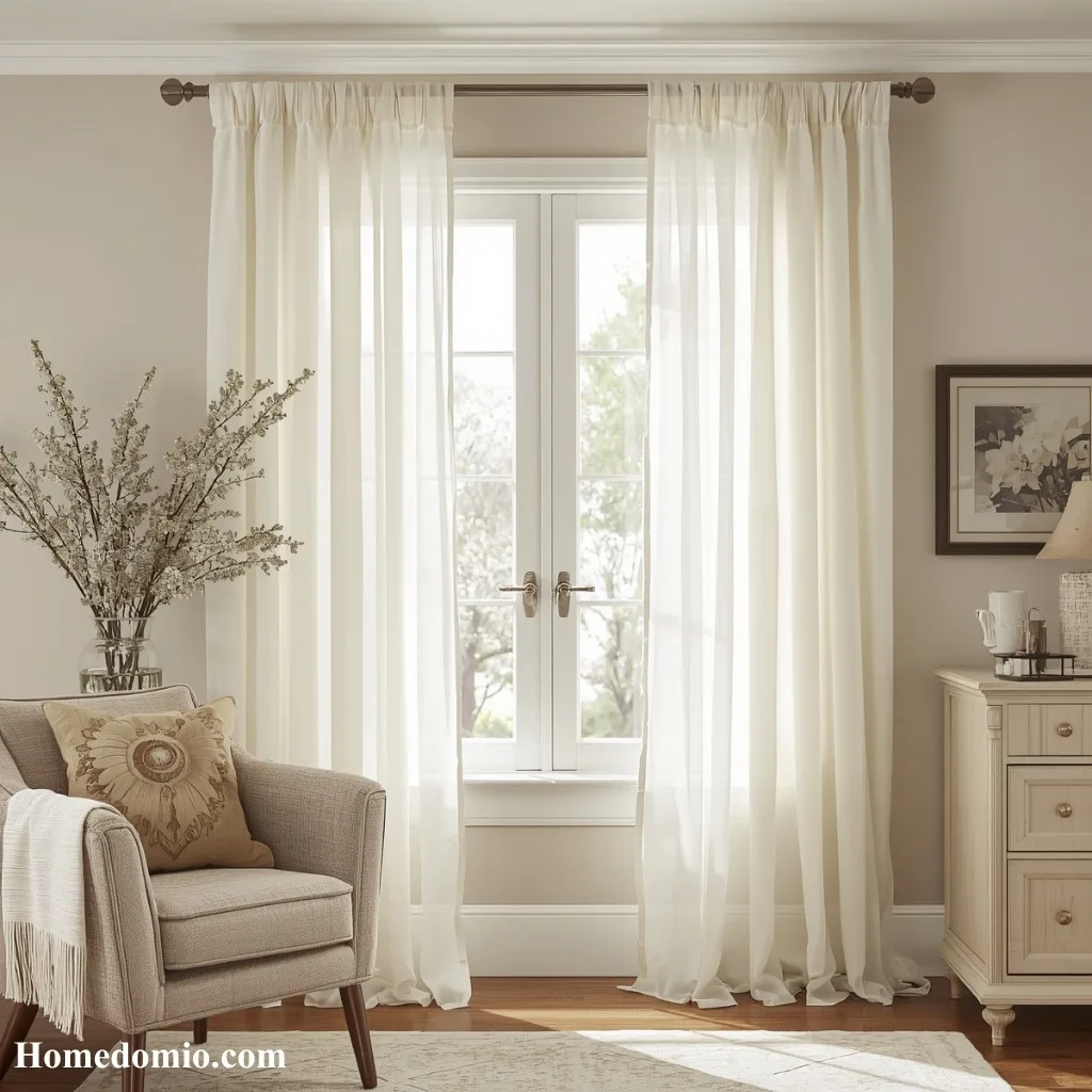 Sheer Curtains for Soft Natural Light
