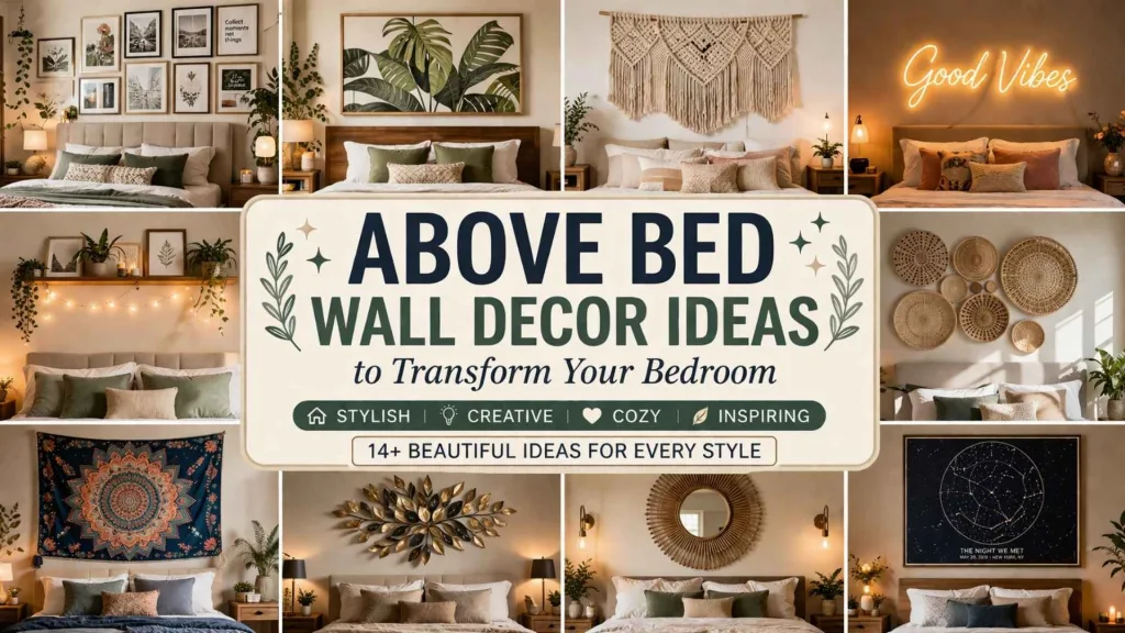 Above Bed Wall Decor Ideas