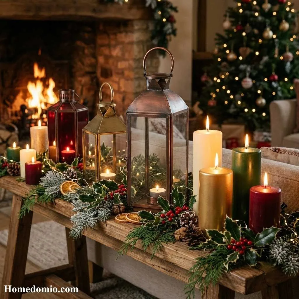  Candlelight and Lantern Arrangement