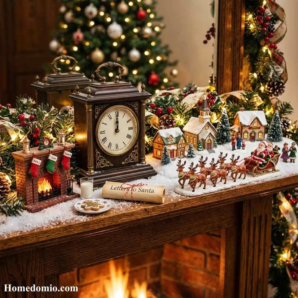  Cozy Christmas Eve Storytelling Mantel