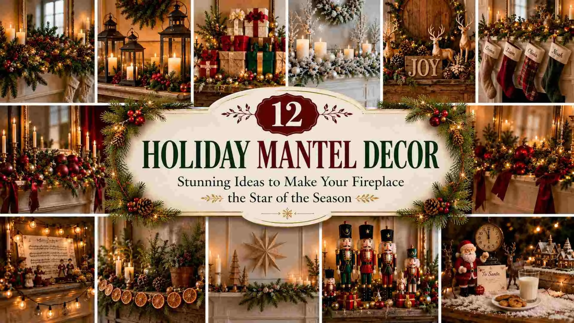 Holiday Mantel Decor