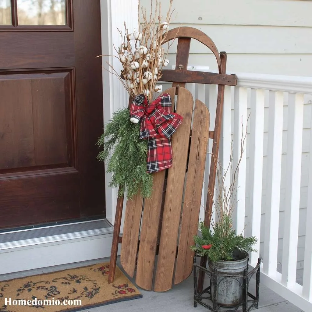Antique Sled Porch Prop Display
