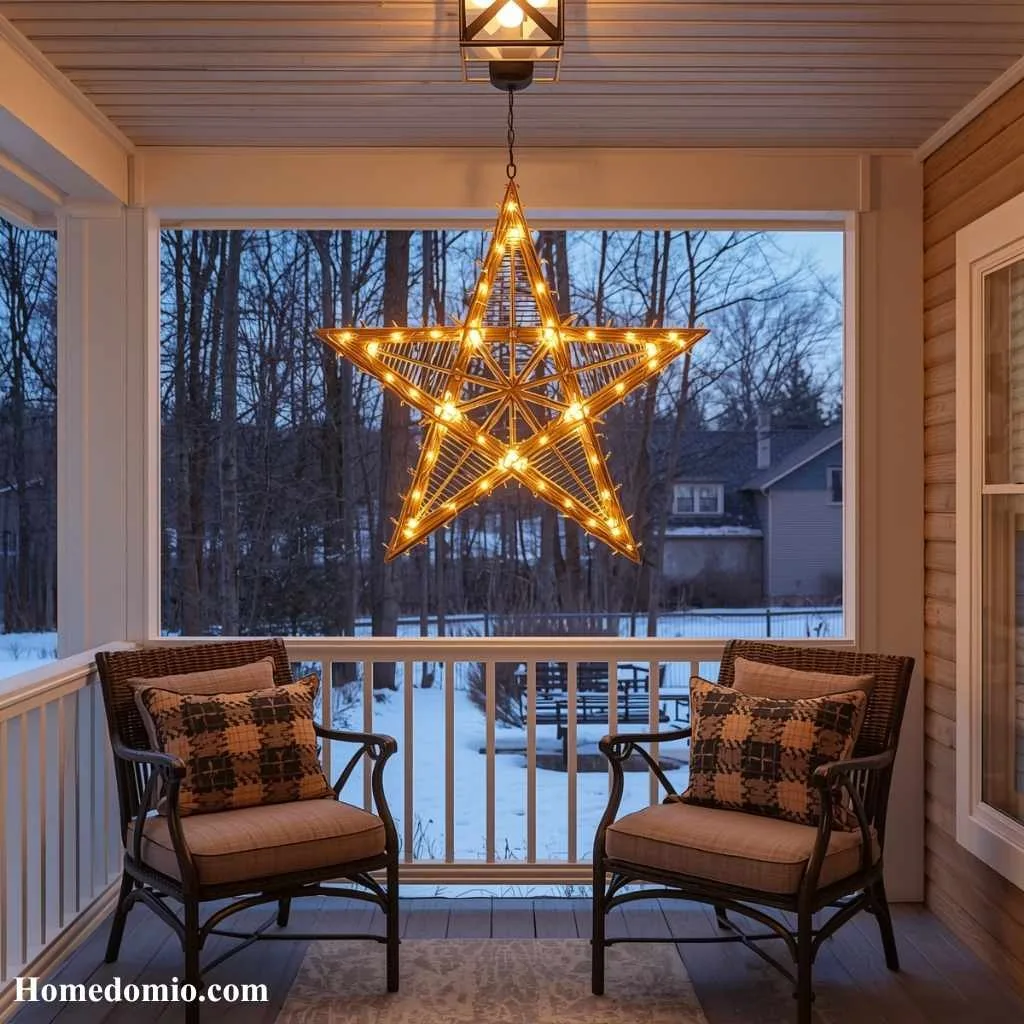  Oversized Lighted Star or Snowflake