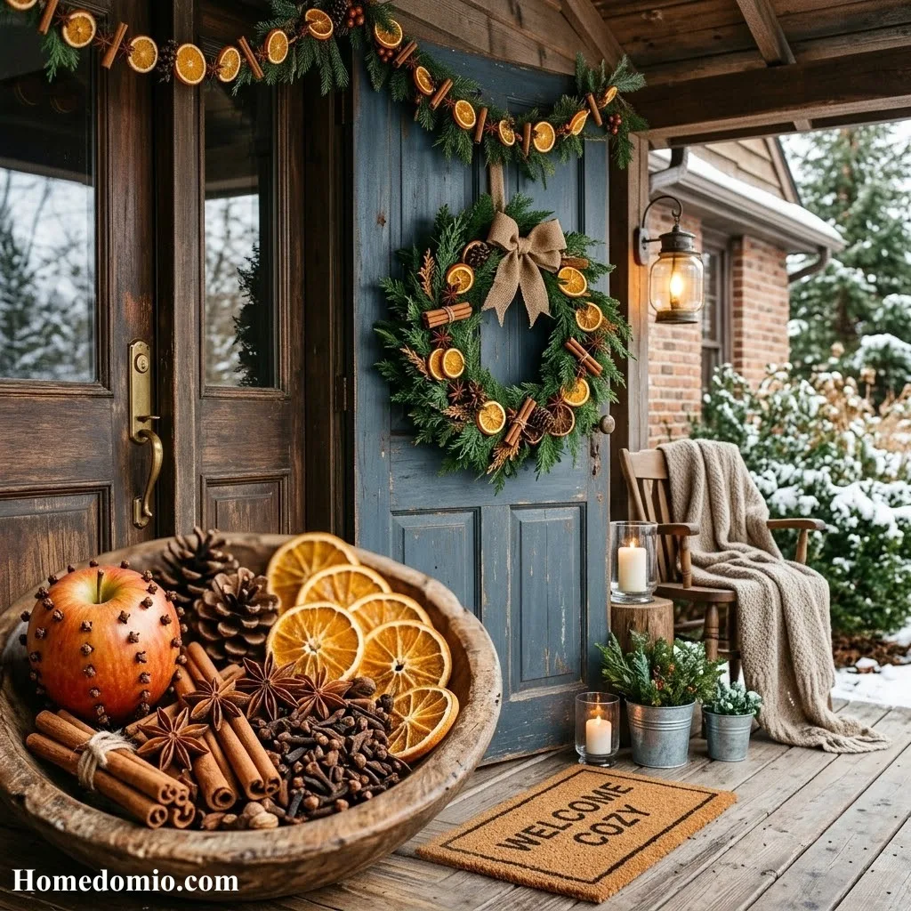 Spiced Citrus and Cinnamon Decor Elements