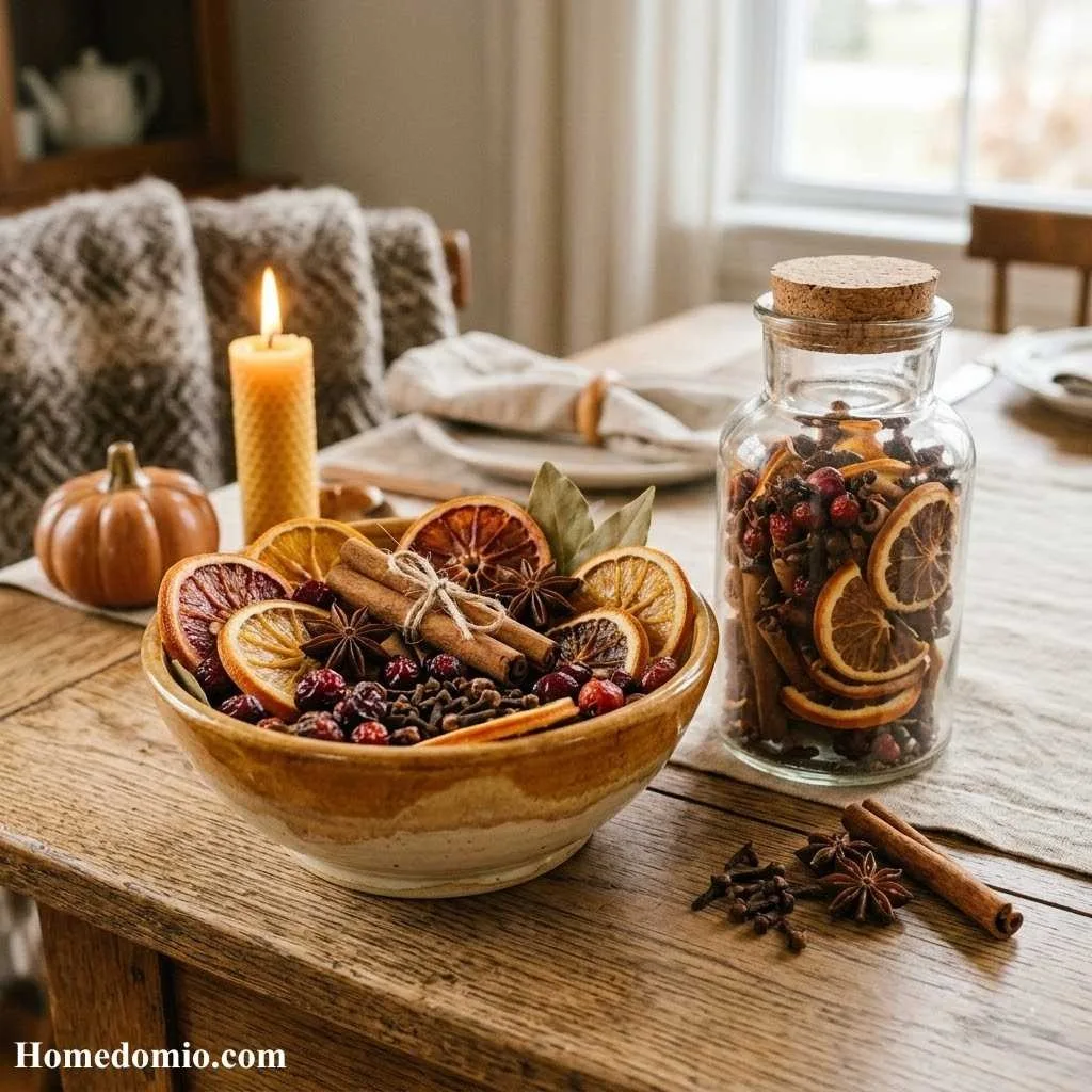 Citrus and Spice Potpourri Arrangements