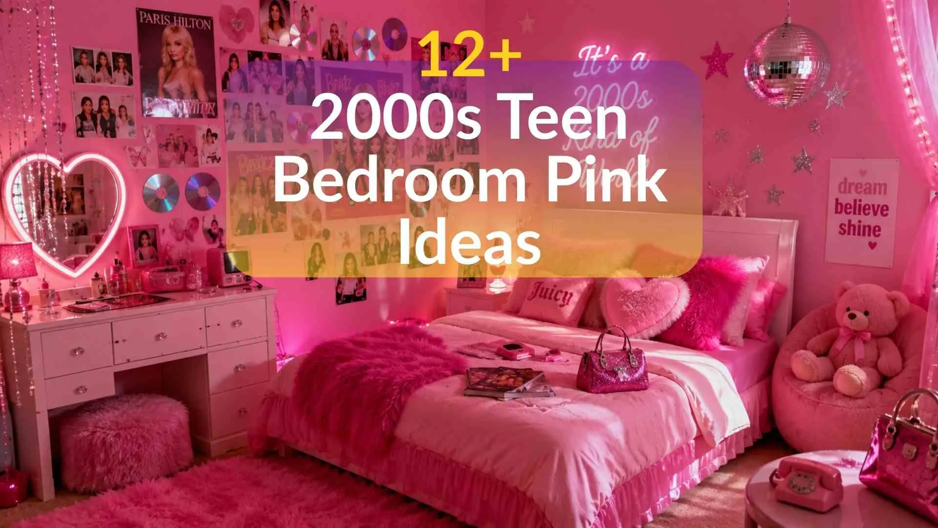 2000s Teen Bedroom Pink