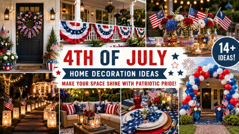 4th of July Home Decoration Ideas to Make Your Space Shine with Patriotic Pride 2 4th of July Home Decoration Ideas