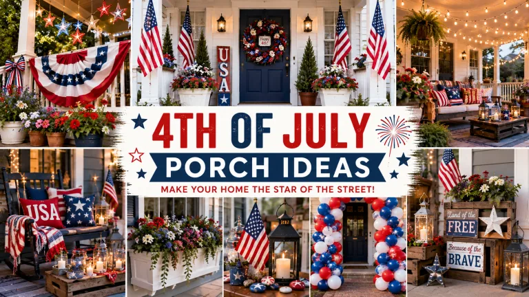 4th of July Porch Ideas to Make Your Home the Star of the Street 1 4th of July Porch Ideas
