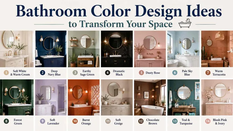 Bathroom Color Design Ideas to Transform Any Space 1 Bathroom Color Design Ideas