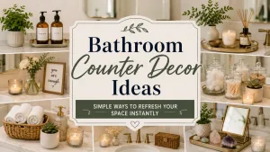 Bathroom Counter Decor Ideas