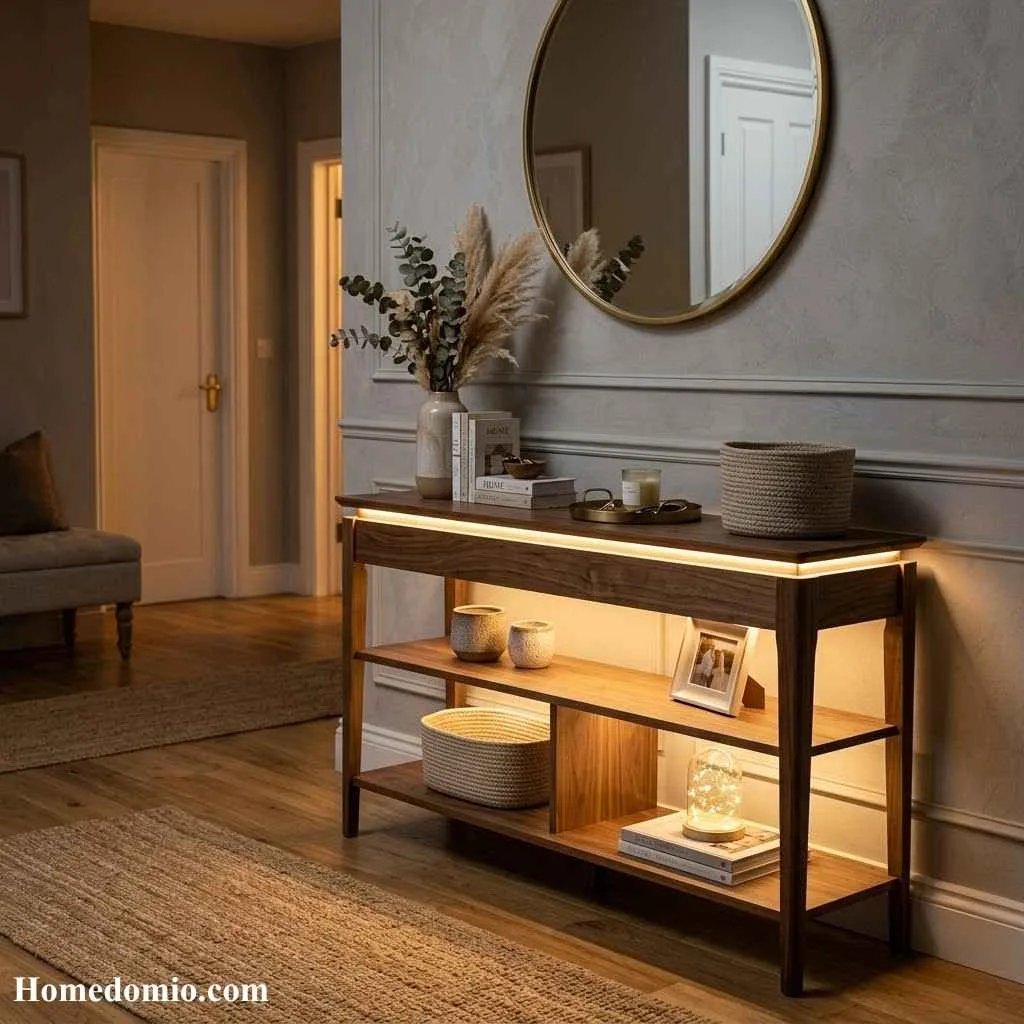 Console Table with Built In Lighting