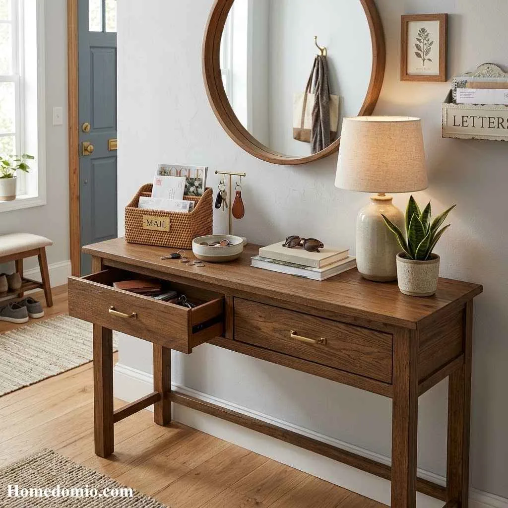 Console Tables with Drawers