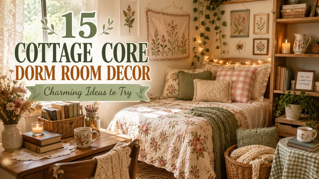Cottage Core Dorm Room Decor