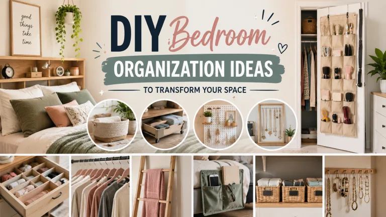 DIY Bedroom Organization Ideas