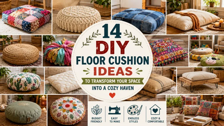DIY Floor Cushion Ideas