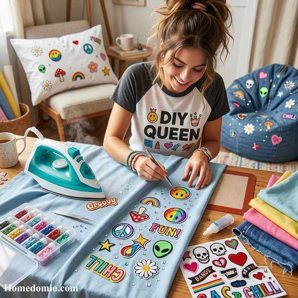 DIY Iron On Patch Decor