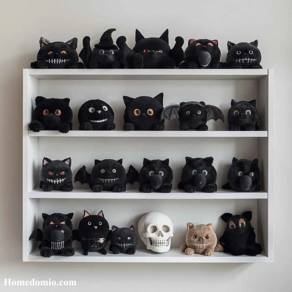 Dark Plushie Display Shelf