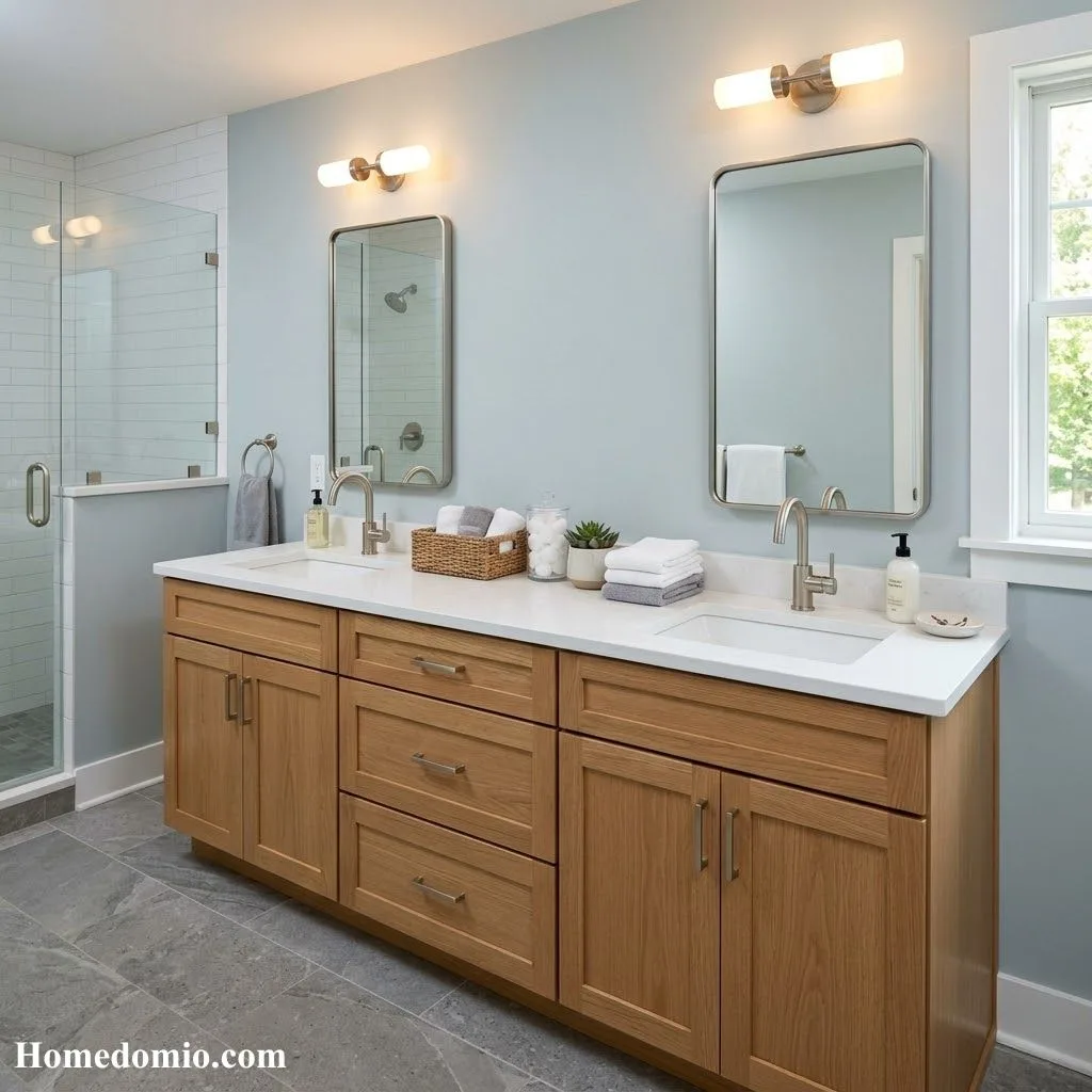 Double Sink Vanity for Shared Bathrooms
