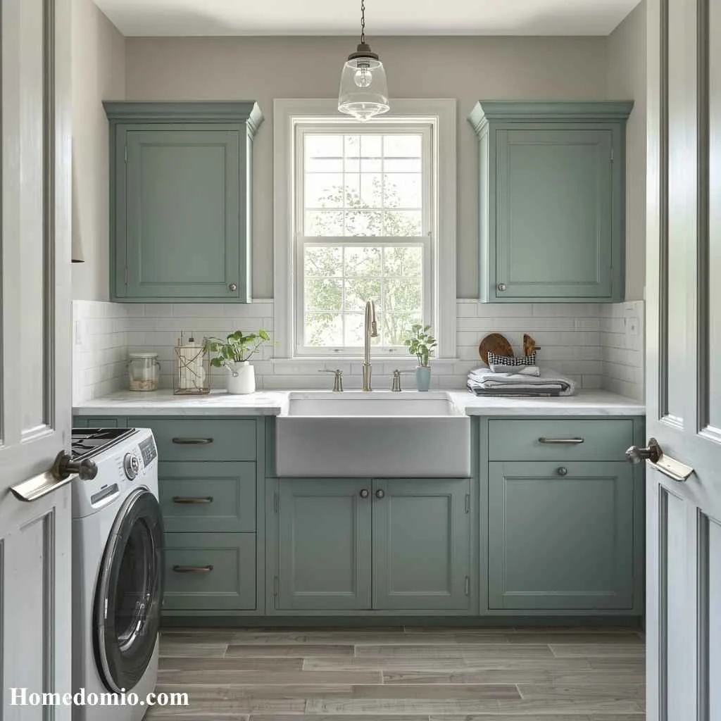 Dusty Blue Green for a Vintage Inspired Charm