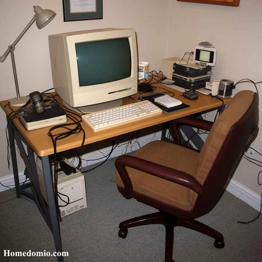 Early Desktop Computer Station