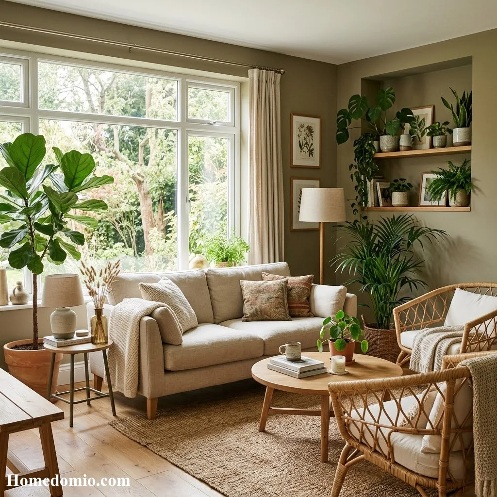 Earthy Green Taupe for a Nature Inspired Vibe