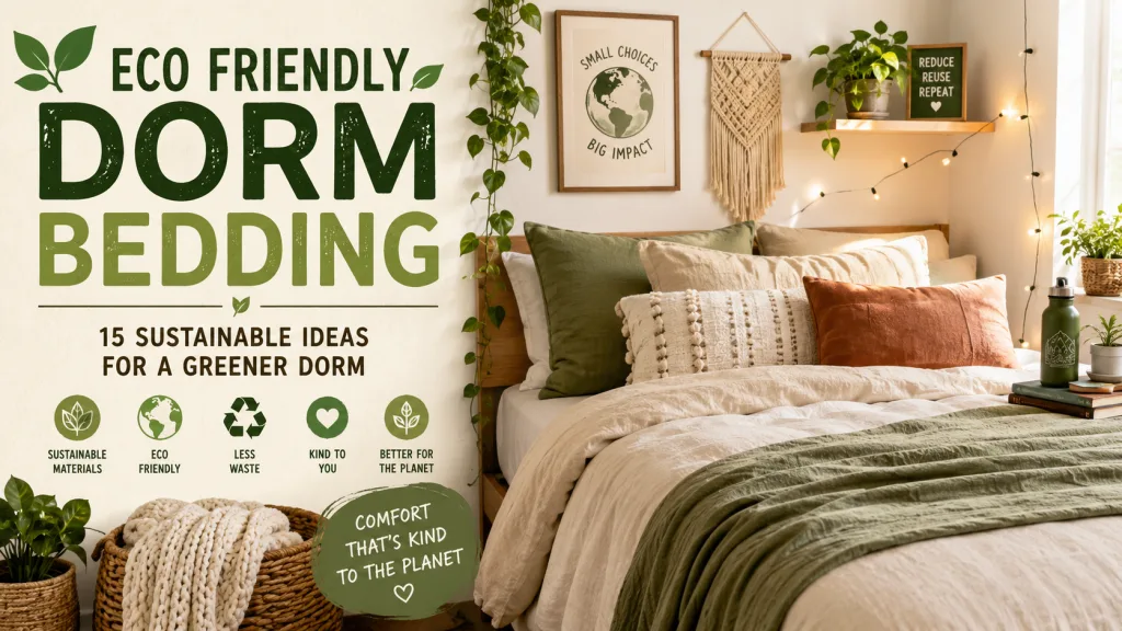 Eco Friendly Dorm Bedding