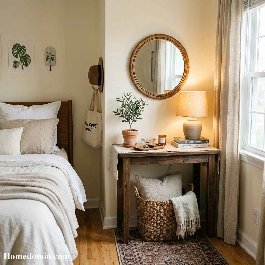 Small Console Tables for Bedroom Decor: 15 Creative Ideas You'll Love 15 Entryway Inspired Styling