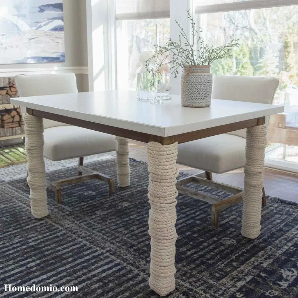 DIY Small Console Tables: 12 Creative Ideas You'll Love 7 Fabric Wrapped Console Table