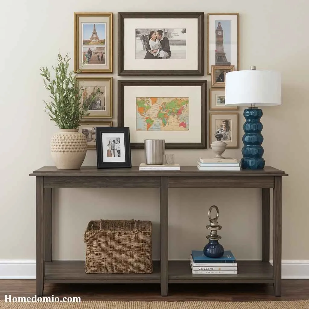 Small Console Tables for Bedroom Decor: 15 Creative Ideas You'll Love 10 Framed Memory Ledge