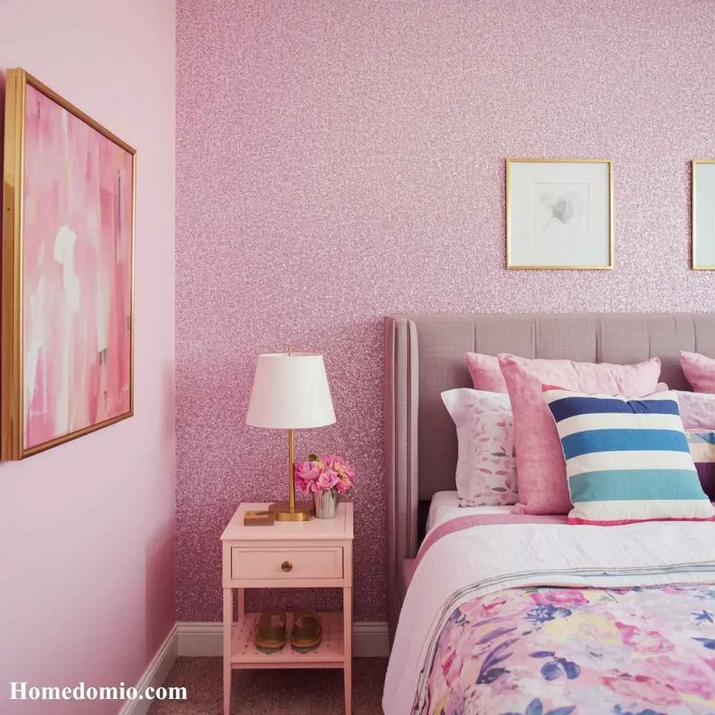  Glitter and Sparkle Accent Wall