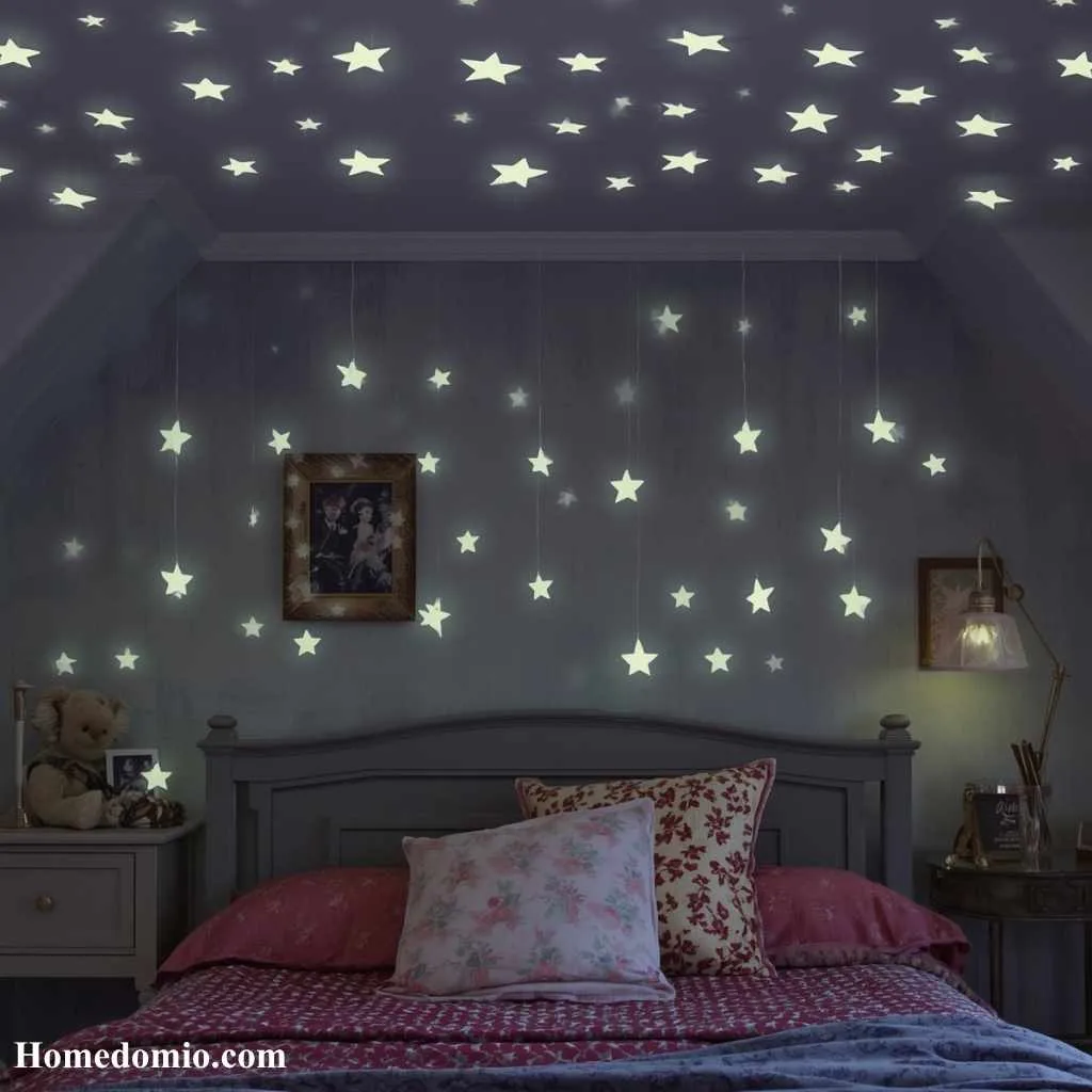 2000s Teen Bedroom Aesthetic Ideas to Recreate 13 Glow in the Dark Stars