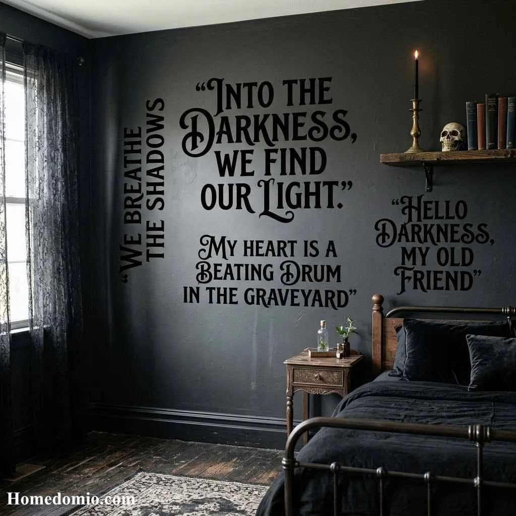 Gothic Lettering Wall Decals