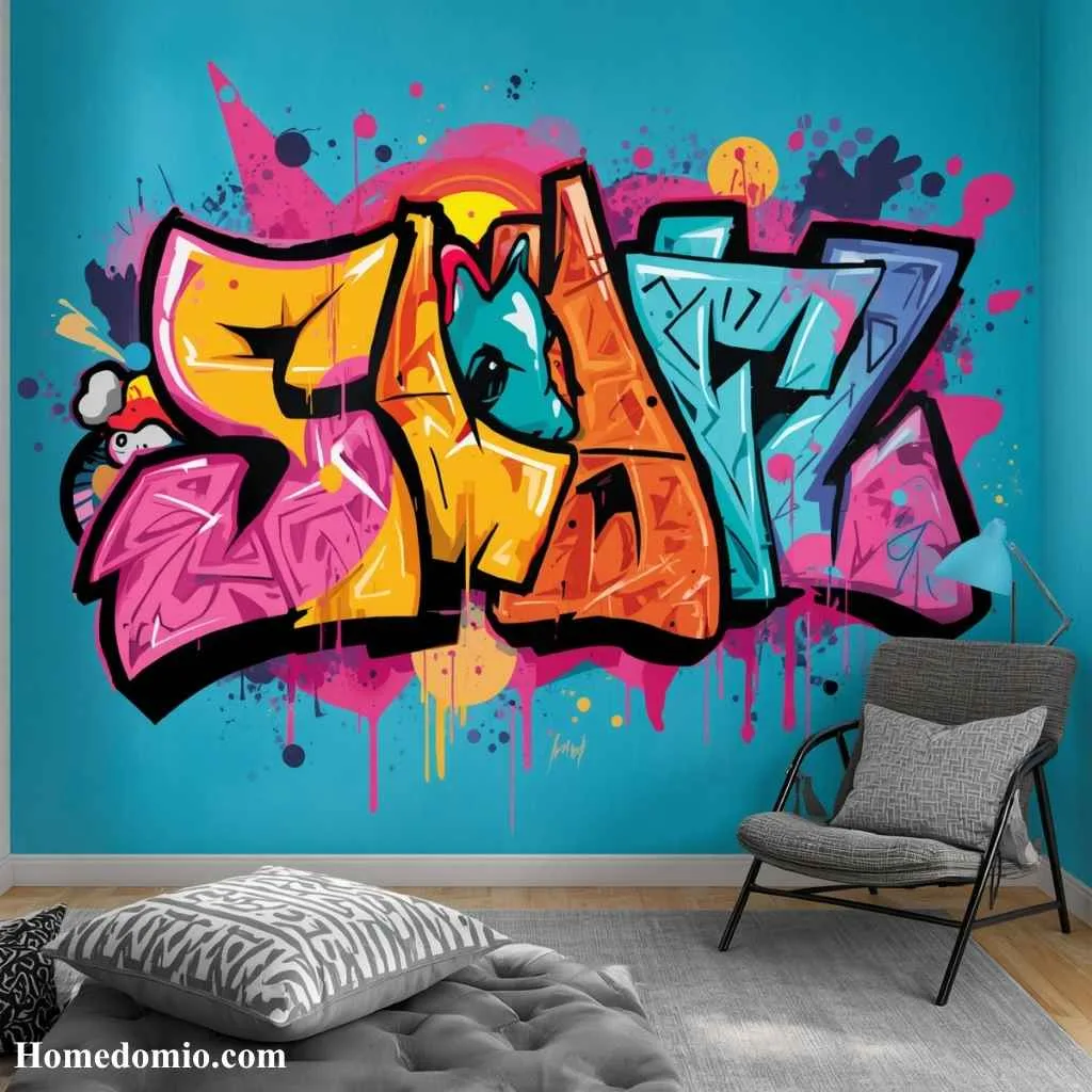  Graffiti Style Wall Art