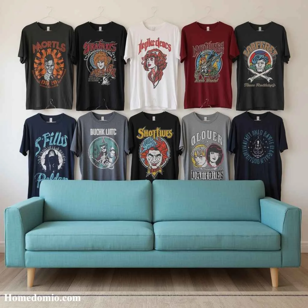 Graphic Band Tee Wall Gallery