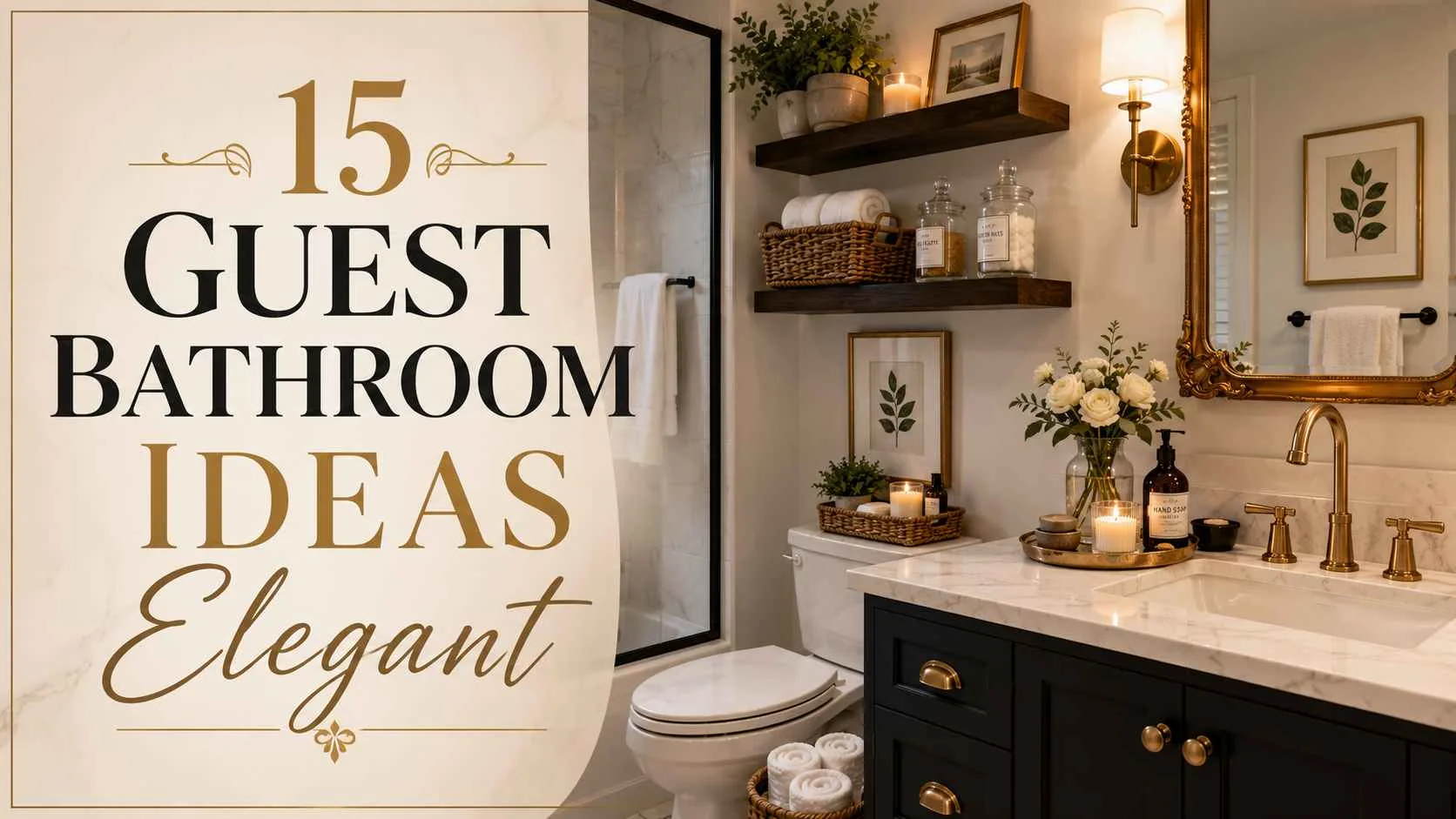 Guest Bathroom Ideas Elegant