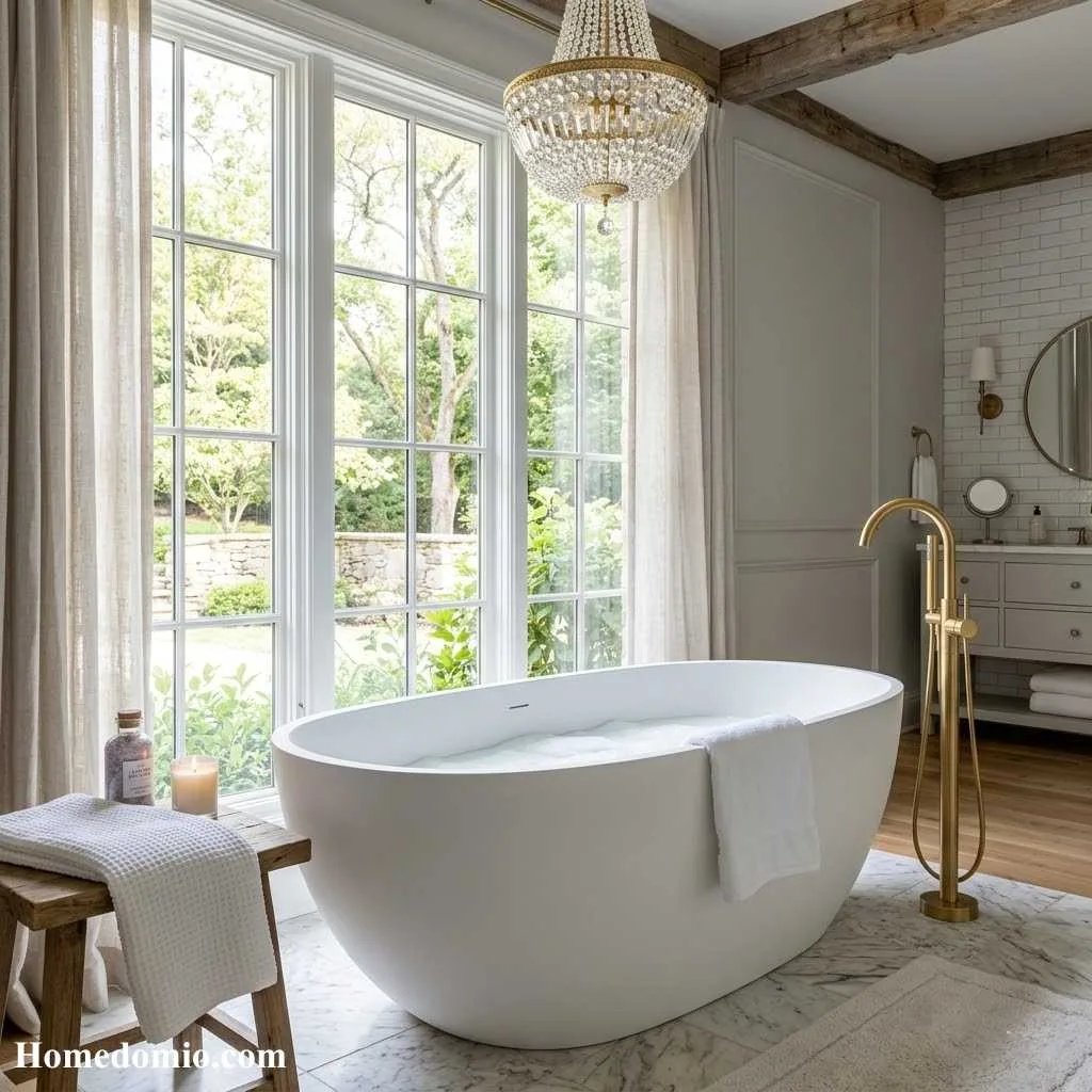  Install a Freestanding Soaking Tub