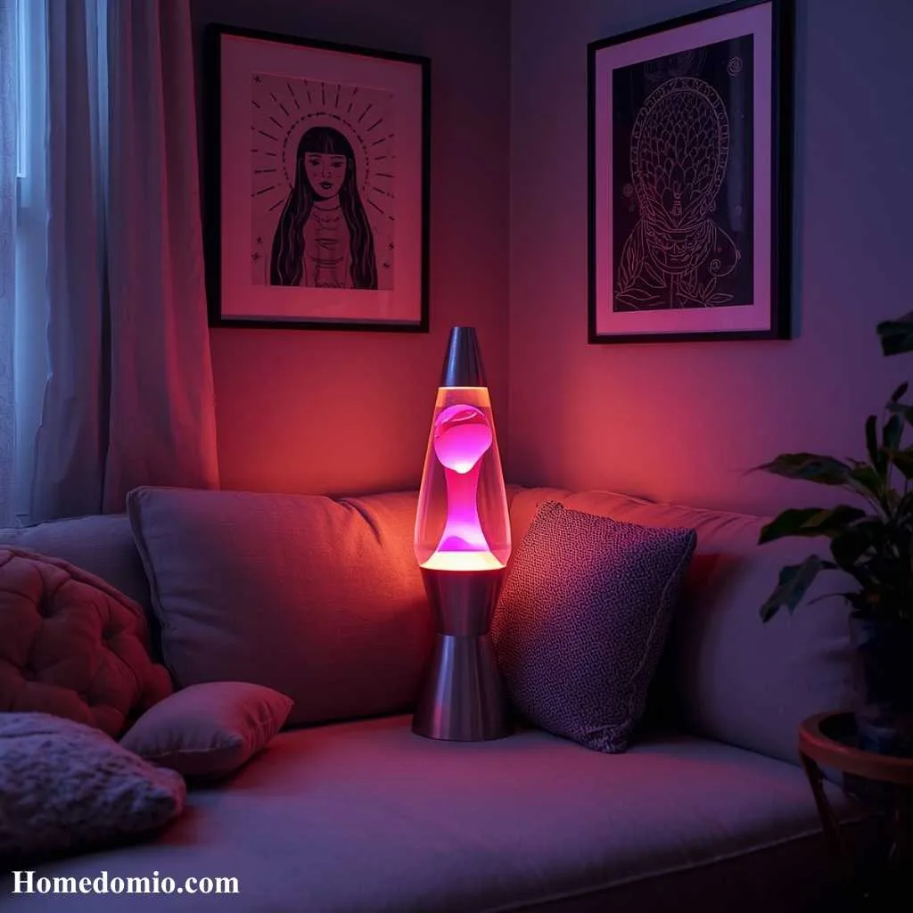 2000s Teen Bedroom Aesthetic Ideas to Recreate 3 Lava Lamp Lighting Corner