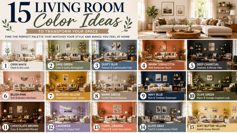 Living Room Color Ideas to Transform Your Space 7 Living Room Color Ideas